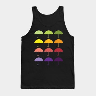 colorful umbrellas Tank Top